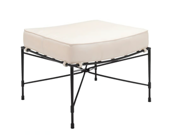 AMALFI - Stainless steel footstool by JANUS et Cie - view 2